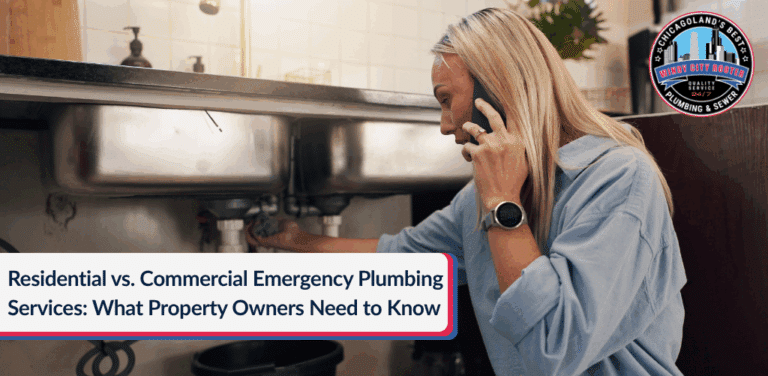 Residential vs. Commercial Emergency Plumbing Services | Windy City Rooter