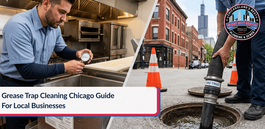 Grease trap service prevents Chicago business plumbing backups